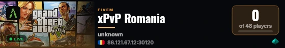 xPvP Romania live status badge