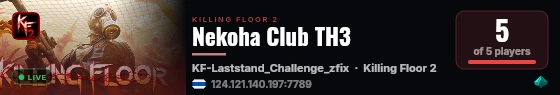 Nekoha Club TH3 live status badge