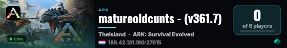 matureoldcunts - (v361.7) live status badge