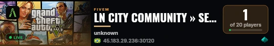 LN CITY COMMUNITY » SEASON 2 « live status badge