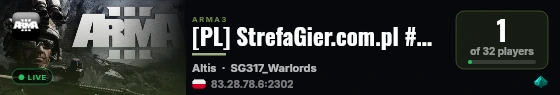 [PL] StrefaGier.com.pl #4 | TESTOWY live status badge