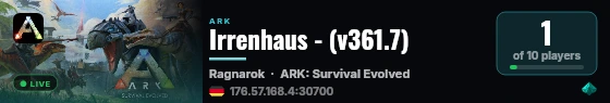 Irrenhaus - (v361.7) live status badge