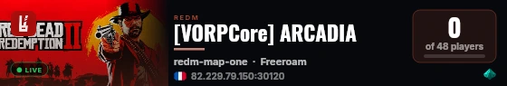 [VORPCore] ARCADIA live status badge