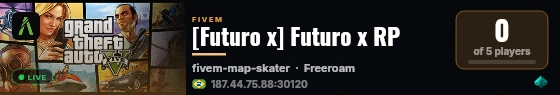 [Futuro x] Futuro x RP live status badge