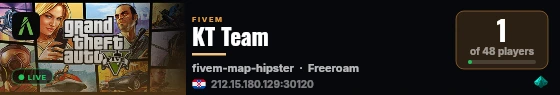 KT Team live status badge