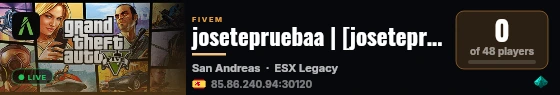 josetepruebaa | [joseteprueba] live status badge