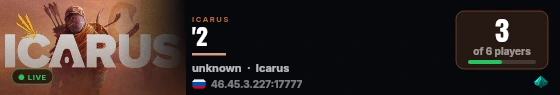 '2 live status badge