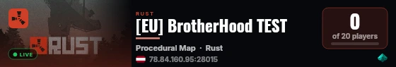 [EU] BrotherHood TEST live status badge