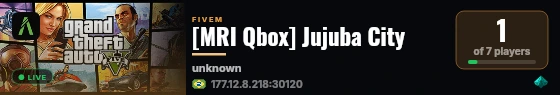 [MRI Qbox] Jujuba City live status badge