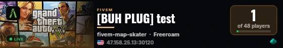 [BUH PLUG] test live status badge