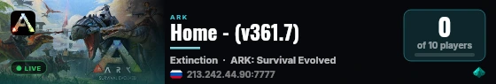 Home - (v361.7) live status badge