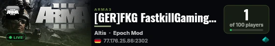 [GER]FKG FastkillGaming TestServer|Loot+|Vehicle+ live status badge