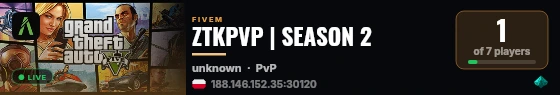 ZTKPVP | SEASON 2 live status badge