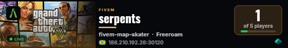 serpents live status badge