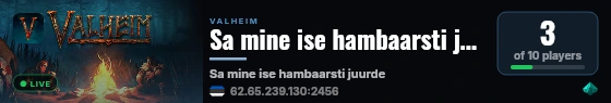 Sa mine ise hambaarsti juurde live status badge