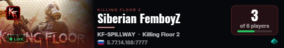 Siberian FemboyZ live status badge