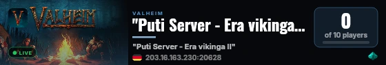 "Puti Server - Era vikinga II" live status badge