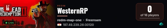 [RedM Basic Server] Redm-Test live status badge