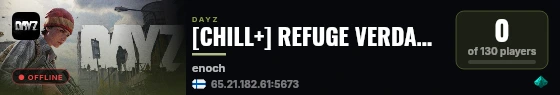 [CHILL+] REFUGE VERDANT * GUNS++ * EVENTS * TRADER & GUNS live status badge