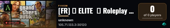 [FR] 🌴 ELITE  🌴 Roleplay avec contenu exclusif → discord.gg/eliterps live status badge