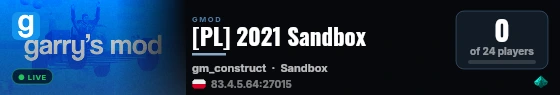 [PL] 2021 Sandbox live status badge