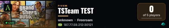 TSTeam TEST live status badge