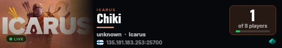 Chiki live status badge