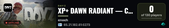 XP+ DAWN RADIANT — CARS+ — PVE — SOLO/DUO — ЧЕРНОРУСЬ | Livonia live status badge