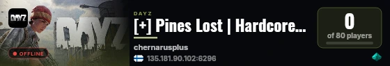 [+] Pines Lost | Hardcore Survival PvP Quests X20 Loot live status badge