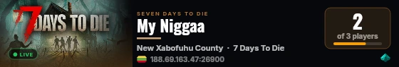 My Niggaa live status badge