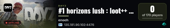 #1 horizons lush : loot++ : trader enabled : solo play | Livonia live status badge