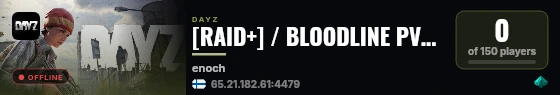 [RAID+] / BLOODLINE PVP / HIGH FPS / SURVIVAL live status badge