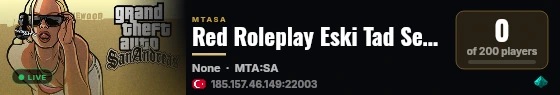 Red Roleplay Eski Tad Sesli/Yazılı Hard Roleplay live status badge