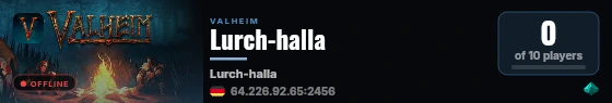 Lurch-halla live status badge