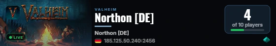 Northon [DE] live status badge