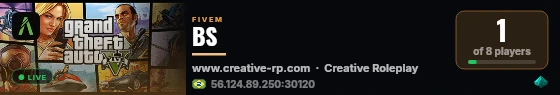 BS live status badge