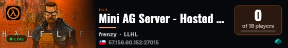 Mini AG Server - Hosted By DiegoDA live status badge