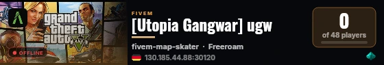 [Utopia Gangwar] ugw live status badge