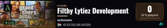 Filthy Lytiez Development live status badge