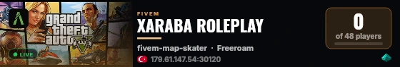XARABA ROLEPLAY live status badge