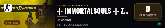 -|- IMMORTALSOULS -|- Zombie-Escape [VIP - CSO] live status badge