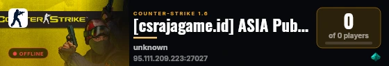 [csrajagame.id] ASIA Public 1 live status badge