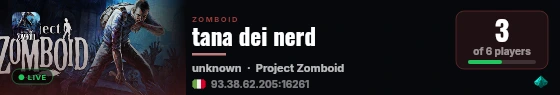 tana dei nerd live status badge
