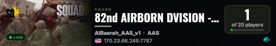 82nd AIRBORN DVISION - FIRETEAM- Supermod live status badge