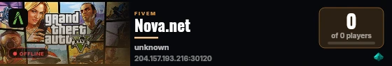 Nova.net live status badge
