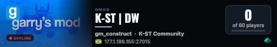 K-ST | DW live status badge