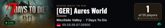 [GER] Aures World live status badge