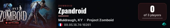 Zpandroid live status badge
