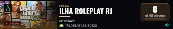 ILHA ROLEPLAY RJ live status badge