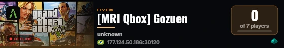[MRI Qbox] Gozuen live status badge